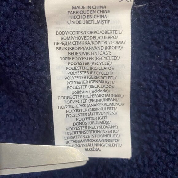 RLX Ralph Lauren Fleece Golf Vest Mens XL Blue & Navy Full Zip Pockets‎ - Picture 5 of 8